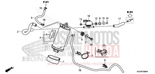 CUVETTE CB500XAH de 2017